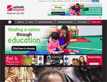 Tablet Screenshot of catholicmission.org.au